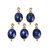 Natural Lapis Lazuli Faceted Pendans KK-L218-003G-07-1