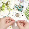 180Pcs 10 Styles Electroplate Glass Seed Beads SEED-PA0001-33-3