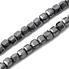 Synthetic Terahertz Stone Beads Strands G-H327-L03-02-1