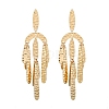 Zinc Alloy Oval Chandelier Earrings EJEW-Z107-03G-01-4
