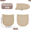 Shoe Repair Synthetic Rubber Heel Replacement AJEW-WH0871-71-2
