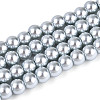 Baking Paint Pearlized Glass Pearl Round Bead Strands HY-Q003-6mm-62-A-1