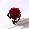 Iron and Resin Cuff Open Rings FS-WGB0C08-01-2