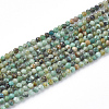 Natural African Turquoise(Jasper) Beads Strands G-T064-18-3mm-1