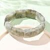 Rectangle Natural Labradorite Beaded Stretch Bracelets for Women Men GG-CBA9ACE-C09-2