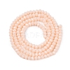 Opaque Solid Color Imitation Jade Glass Beads Strands EGLA-A044-P2mm-D05-3