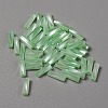 Opaque Colours Glass Twist Bugle Beads GLAA-WH0039-08F-1