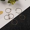 Brass Wine Glass Charm Rings EC067-2AB-NF-5