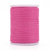 Round Waxed Polyester Cord YC-G006-01-1.0mm-19-1