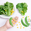 CHGCRAFT 3 Style Artificial Fake Food Miniature PVC Vegetable DJEW-CA0001-11-3
