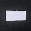 Cardboard Earring Display Cards CDIS-WH0020-04B-1