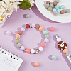 50Pcs Food Grade Silicone Focal Beads SIL-NB0001-52A-4