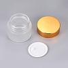 Frosted Glass Cosmetics Cream Jar AJEW-WH0096-14-2
