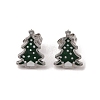 3 Pairs 3 Styles Christmas 304 Stainless Steel Hoop & Studs Earrings Set for Women EJEW-K279-12C-P-2