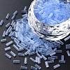 Transparent Glass Bugle Beads SEED-N005-001-C08-1