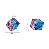 Two Tone Transparent Spray Painted Acrylic Bead LS-X-ACRP-T005-26C-2