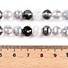 Electroplate Glass Bead Strands GLAA-Z006-01E-2
