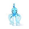 Handmade Lampwork Pendants LAMP-R001-05B-1