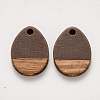 Resin & Walnut Wood Pendants RESI-S358-15-2
