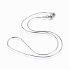 Non-Tarnish 304 Stainless Steel Snake Chain Necklaces NJEW-F248-02C-P-1