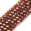 Electroplate Glass Beads Strands EGLA-A044-T3mm-A02-1