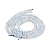 Natural Aquamarine Beads Strands G-J400-E18-01-3