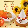 1200Pcs 6 Colors Thanksgiving Day Themed Opaque Acrylic Beads MACR-SC0001-44-4