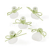 5Pcs Miniature Glass Vase Bottles with Polyester Cord AJEW-TAC00055-2