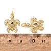Brass Micro Pave Colorful Cubic Zirconia Pendants CU-E003-18G-07-3