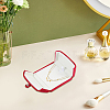 Double Door Velvet Jewelry Pendant/Necklace Gift Storage Boxes CON-WH0086-157-6