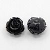 Synthetic Coral 3D Flower Rose Beads CORA-A006-15mm-047-1
