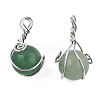 Natural Green Aventurine Pendants G-N333-013B-1