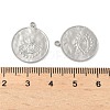 304 Stainless Steel Pendants STAS-L022-441P-01-3