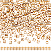 3Bags Brass Crimp Beads KK-BBC0026-10B-1