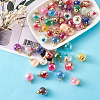 Transparent Glass Globe Pendants GLAA-KS0001-02-5