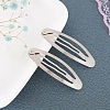 Alloy Snap Hair Clips PW-WGA742D-02-1