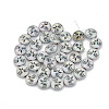 Electroplate Non-magnetic Synthetic Hematite Beads Strands G-N0322-07B-2