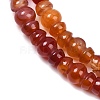 Natural Red Agate(Dyed & Heated) Beads Strands G-P595-B02-01-4