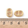 Brass Silicone Slide Charms KK-C099-06B-G-3