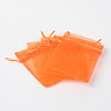 Organza Gift Bags with Drawstring OP-R016-9x12cm-14-2
