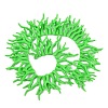 Opaque Acrylic Imitation Coral Beads Strands SACR-P033-02A-01-3