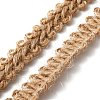Braided Burlap Ribbon OCOR-WH0073-78-1