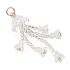 Glass Seed Beaded Pendants PALLOY-MZ01230-02-3