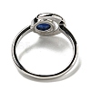 Natural Lapis Lazuli Adjustable Rings RJEW-K269-09P-05-3