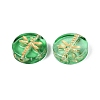 Baking Paint Transparent Glass Beads DGLA-N018-30C-3