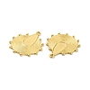 Ion Plating(IP) 304 Stainless Steel Pendant Cabochons Settings STAS-C003-08G-3