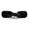 Cellulose Acetate & Iron Alligator Hair Clips AJEW-K047-01G-03-2