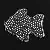 Fish ABC Plastic Pegboards used for 5x5mm DIY Fuse Beads X-DIY-Q009-22-1