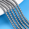 Baking Paint Pearlized Glass Pearl Bead Strands HY-N002-3mm-A01-1