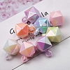 UV Plating Rainbow Iridescent Acrylic Pendants X-PW-WG75274-01-1
